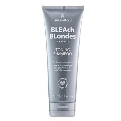 Lee Stafford Bleach Blondes Ice White Toning Shampoo 250ml