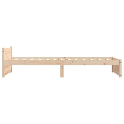 Bedframe massief hout 90x190 cm Bedframe massief hout 90x190 cm