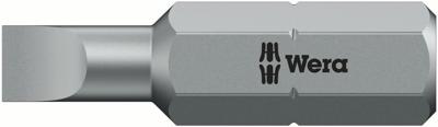 Wera 800/1 Z Sleufschroeven Bits, 0.5 x 4.0 x 25 mm - 1 stuk(s) - 05072050001 Wera 800/1 Z Sleufschroeven Bits, 0.5 x 4.0 x 25 mm - 1 stuk(s) - 05072050001