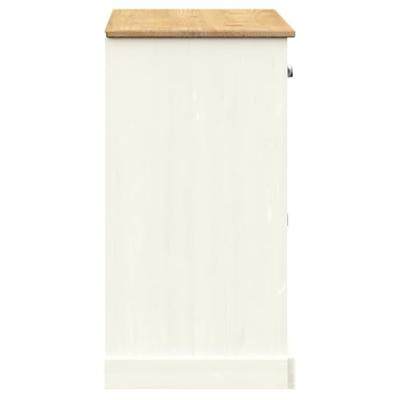 Dressoir met lades VIGO 113x40x75 cm massief grenenhout wit Dressoir met lades VIGO 113x40x75 cm massief grenenhout wit