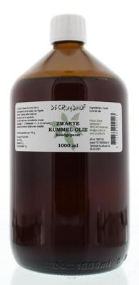 Cruydhof Zwarte kummel olie koudgeperst 1 Liter