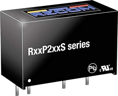 RECOM R12P205S DC/DC-converter, print 400 mA 2 W Aantal uitgangen: 1 x Inhoud 1 stuk(s)