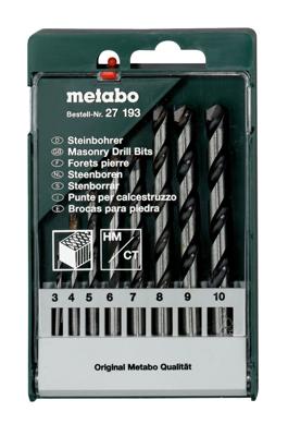Metabo 627193000 Steen-spiraalboorset 8-delig 1 stuk(s)