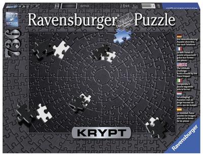 Ravensburger puzzel krypt black 736 stukjes Ravensburger puzzel krypt black 736 stukjes
