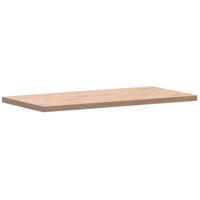 Wastafelblad 80x40x2,5 cm massief beukenhout - thumbnail