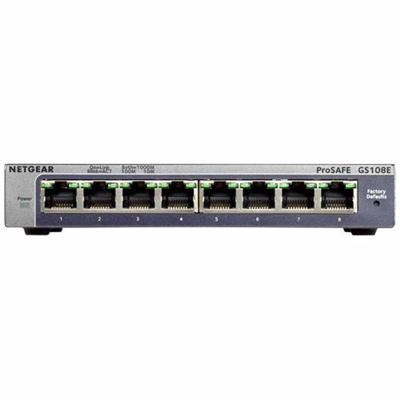 Netgear GS108Ev3 ProSafe - 8-port Gb GS108E, Managed, Gigabit, GS108E-300PES