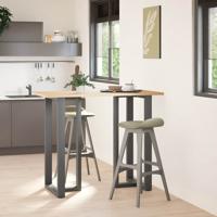 Bartafelpoten 2 st T-vormig 60x35x(110-111) cm staal antraciet - thumbnail