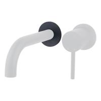 Losse Kraanrozet Wiesbaden Caral tbv Inbouw Uitloopgedeelte Mat Zwart - thumbnail