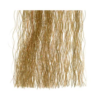 Decoris lametta vinyl kerstversiering glans goud/laser 50x40 cm Decoris lametta vinyl kerstversiering glans goud/laser 50x40 cm