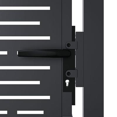 VidaXL Poort 100x125 cm met vierkant staal antracietkleurig VidaXL Poort 100x125 cm met vierkant staal antracietkleurig