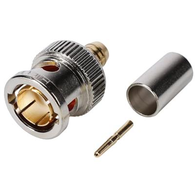 Hicon BNC0.8/3.7HD BNC-connector Stekker, recht 75 Ω 1 stuk(s)