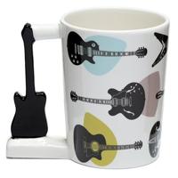 Headstock Gitaar - Gevormd Handvat Keramiek Mok - thumbnail