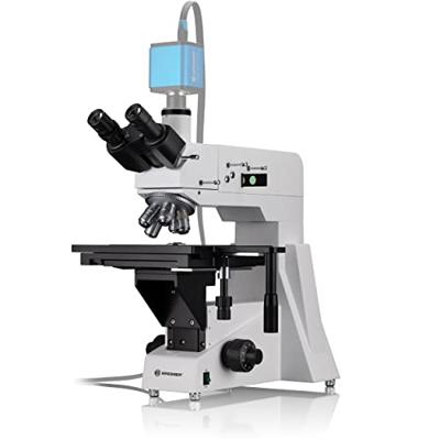 Bresser Optik 5807000 Science MTL 201 Metallurgische microscoop Trinoculair 800 x Opvallend licht