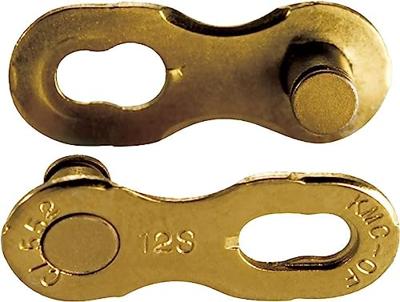 KMC kettingschakel 12 speed ti-n gold niet herbruikbaar
