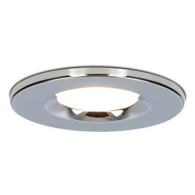 Venezia LED inbouwspot - 6 Watt 650 lumen - 2700K warm wit - Dimbaar - Rond - IP65 waterdicht - Chroom - Voor binnen, buiten en badkamer Venezia LED inbouwspot - 6 Watt 650 lumen - 2700K warm wit - Dimbaar - Rond - IP65 waterdicht - Chroom - Voor binnen, buiten en badkamer