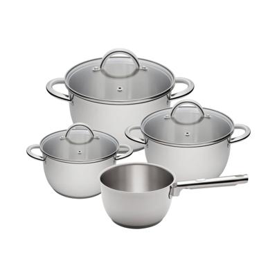 Sola Kookpannenset Novoli - 4-delig - Rvs - Zilver