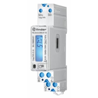 Finder 7M.24.8.230.0110 7M.24.8.230.0110 Bidirectionele kWH-meter (DIN-rail) Digitaal 40 A 1 stuk(s)