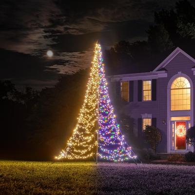 Fairybell 4 meterLuminous Switch 1500 leds - met paal - FANL-400-1500-24-EU