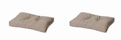 Kussen Florance lounge 60x43 Basic taupe (2 stuks) Madison - Madison Kussen Florance lounge 60x43 Basic taupe (2 stuks) Madison - Madison