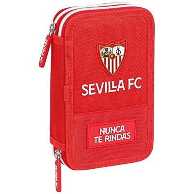Dubbele etui Sevilla Fútbol Club Rood (28 Onderdelen) Dubbele etui Sevilla Fútbol Club Rood (28 Onderdelen)