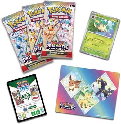 Pokemon TCG Prismatic Evolution Tech Sticker Collection - Leafeon Pokemon TCG Prismatic Evolution Tech Sticker Collection - Leafeon