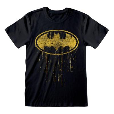 Batman T-Shirt Dripping Symbol Size M
