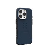 Urban Armor Gear Civilian MagSafe Case Backcover Apple iPhone 16 Pro Blauw MagSafe compatible - thumbnail