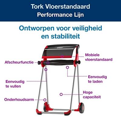 Tork Vloerstandaard | H1006xB646xD530ca. mm | scheurkant met glasvezel verst. tanden | 1 stuk - 652008 652008 Tork Vloerstandaard | H1006xB646xD530ca. mm | scheurkant met glasvezel verst. tanden | 1 stuk - 652008 652008