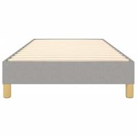 Boxspringframe stof lichtgrijs 100x200 cm - thumbnail