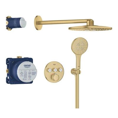 GROHE Smartcontrol Thermostatisch Inbouw Douchekraan Shower-Set Rond Cool Sunrise Geborsteld