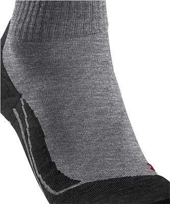 Falke Tk2 Explore Short Heren Wandelsok Light Grey 39-41 - thumbnail