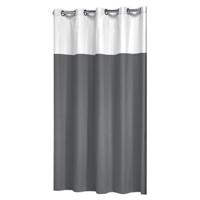 Sealskin Douchegordijn Double 180x200 cm grijs en wit - thumbnail