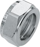 Bonfix knelkoppeling - Knelmoer - 15mm - Vertint Messing - thumbnail