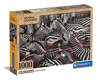 Clementoni legpuzzel national geographics - zebra, 1000st. - thumbnail