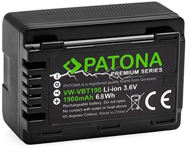 Panasonic VW-VBT190(E-K) accu (Patona Premium)