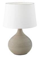 Trio TafellampMartin 29cm cappuccino met wit - R50371025 - thumbnail