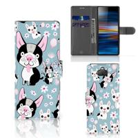 Sony Xperia 10 | Telefoonhoesje | Met pasjeshouder | Hondjes - thumbnail
