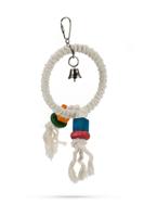 Beeztees Sirko - Vogelspeelgoed - Katoen - Middel - 28 cm - thumbnail