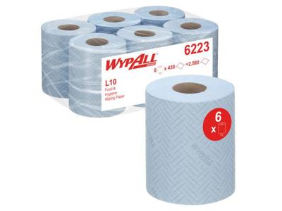 Poetspapier wypall l10 1laags 430 vel blauw