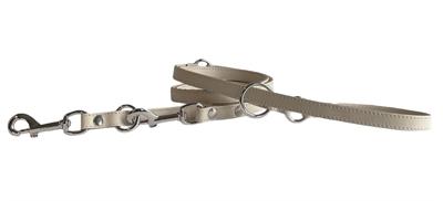 Sazzz hondenriem passion verstelbaar leer creme