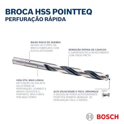 Bosch Accessories 2608577345 Metaal-spiraalboorset 3 mm, 4 mm, 5 mm, 6 mm, 2 mm 1 set(s)