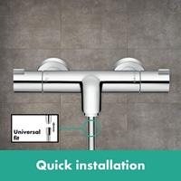 Hansgrohe Ecostat 1001 CL Opbouw Badthermostaat Chroom - thumbnail