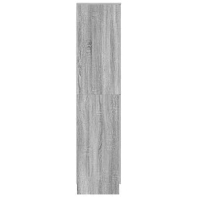 Hoge kast Grijs Sonoma 35 x 39 x 168 cm