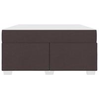 Bedframe Donkerbruin 160 x 200 cm Stof - thumbnail