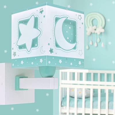 Dalber Groene wandlampMoonlight voor kinderkamer - 63239H