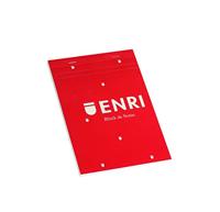 Schrijfblok ENRI Rood A5 80 Lakens (5 Stuks) - thumbnail