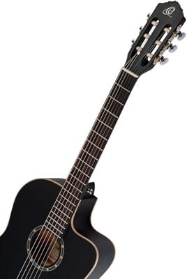 Ortega Family Series RCE125SN-SBK elektrisch-akoestische klassieke gitaar met gigbag
