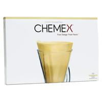 Chemex koffiefilters 3 kops - FP-2N Bonded (ongevouwen, ongebleekt) - 100 stuks - thumbnail