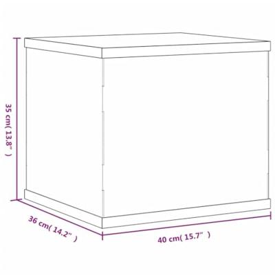 Vitrine transparant 40x36x35 cm acryl - thumbnail