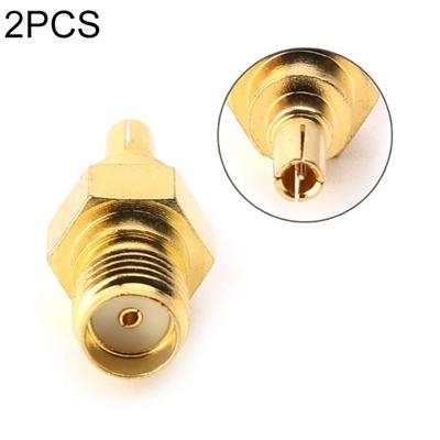 2 stks SMA female naar CRC9 mannelijke RF coaxiale connector